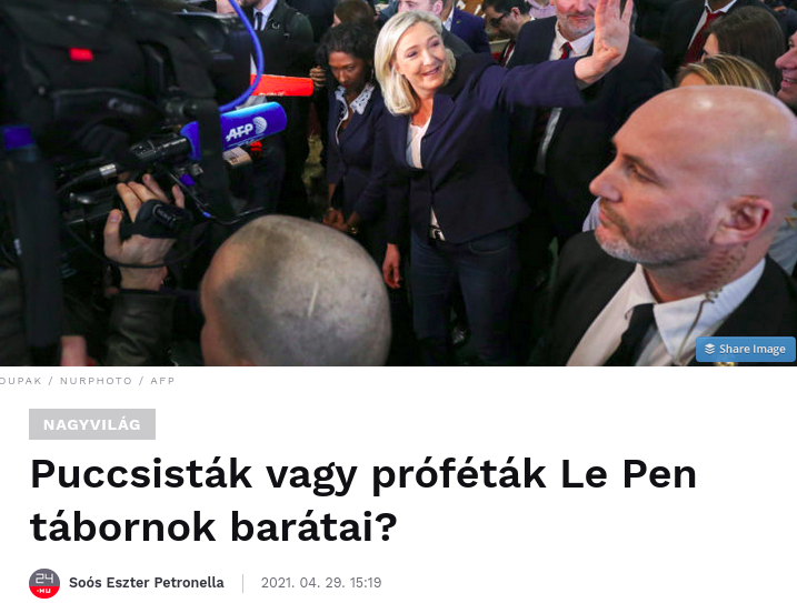 Le Pen és a tábornokok levele