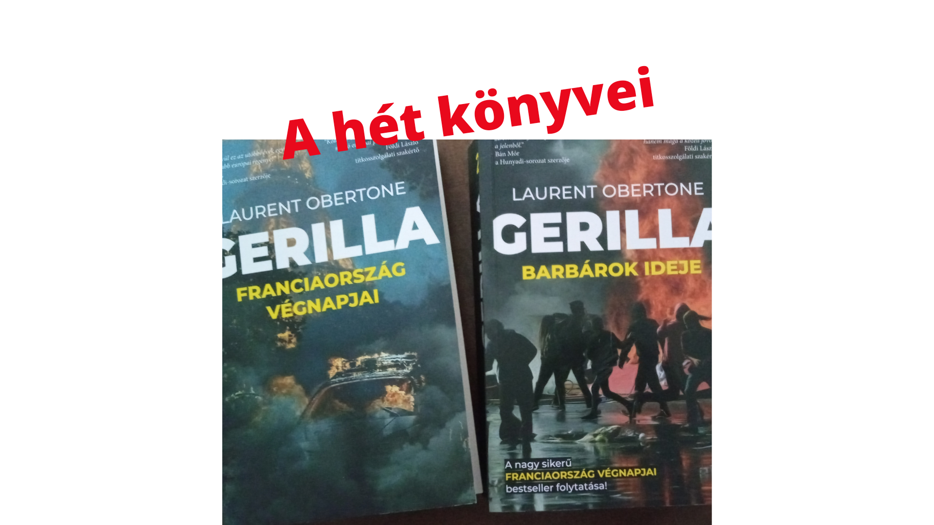 A hét könyvei: Laurent Obertone Gerilla 1-2.