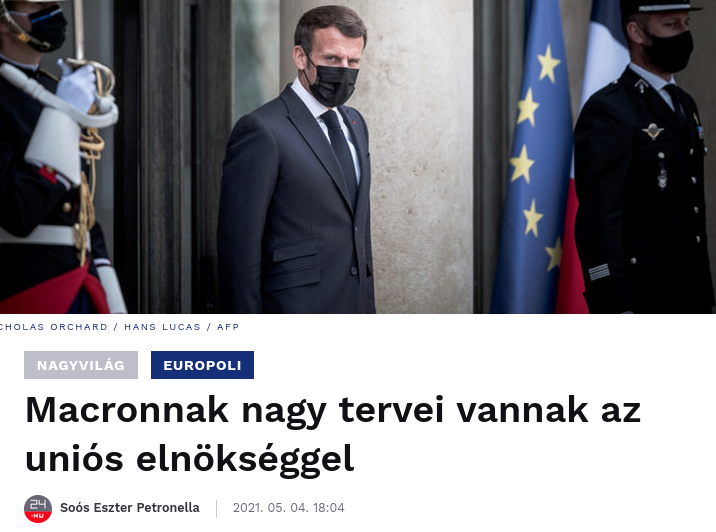 Így kampányolna az uniós elnökséggel Macron