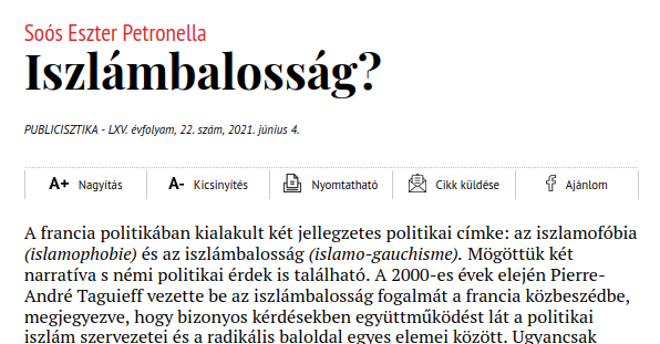 Iszlámbalosság? (Franciaország és az iszlám 9. rész)